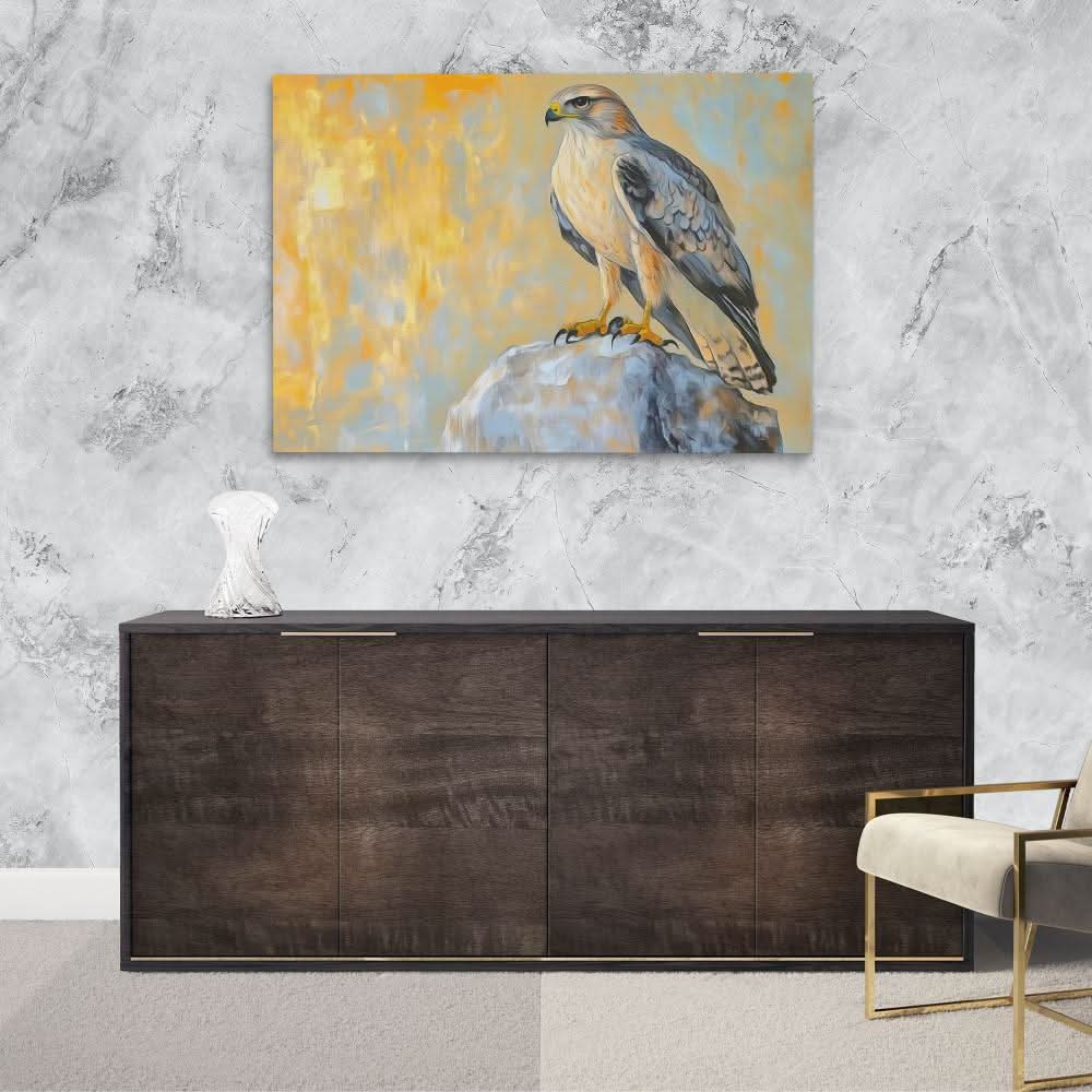 Wings of the Wind - Bird Wall Art in Black Frame