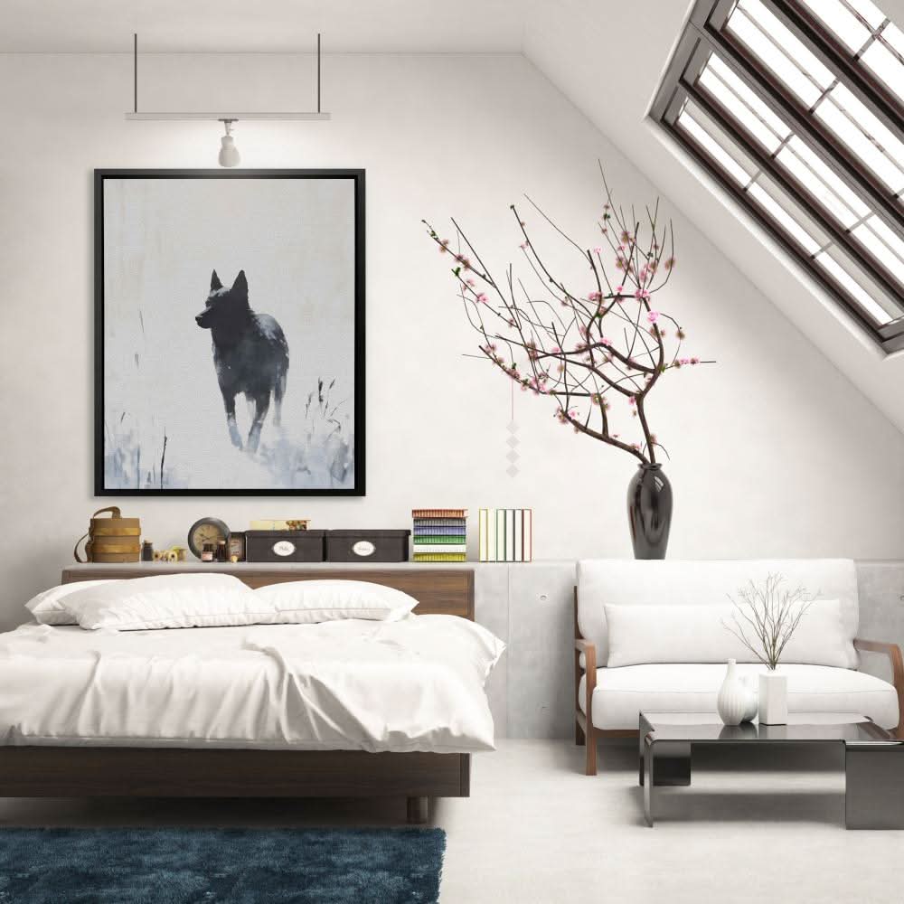 Winter Watcher - Animals Art for Bedroom