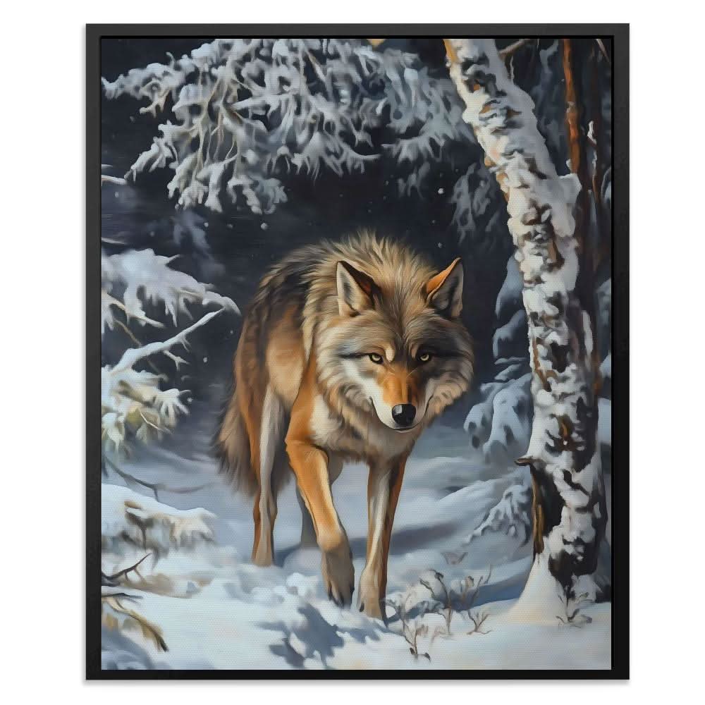 Winter’s Alpha - Animals Art for Living Room