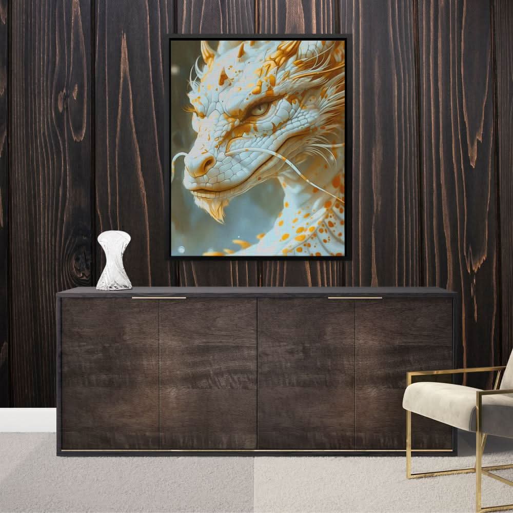 Wise Dragon - Large Fantasy Canvas Print