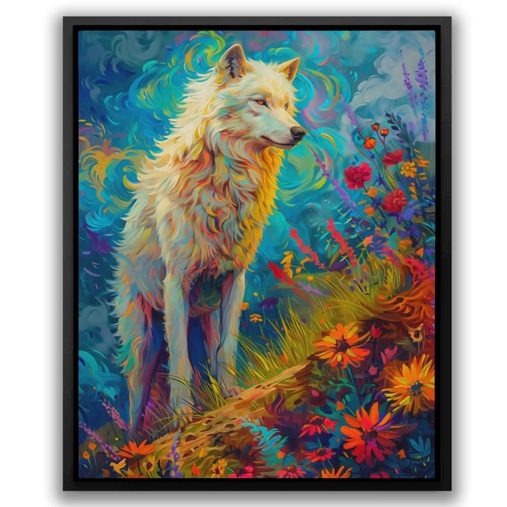 Wolf Alpha - Colorful Landscapes Canvas Print