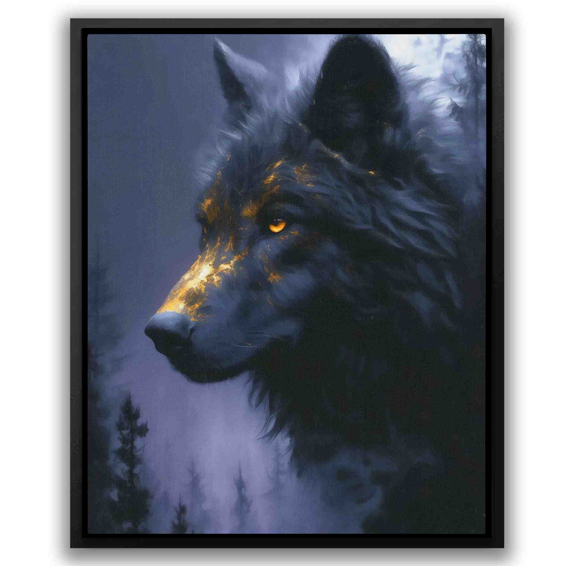Wolf in Fog - Luxury Wall Art