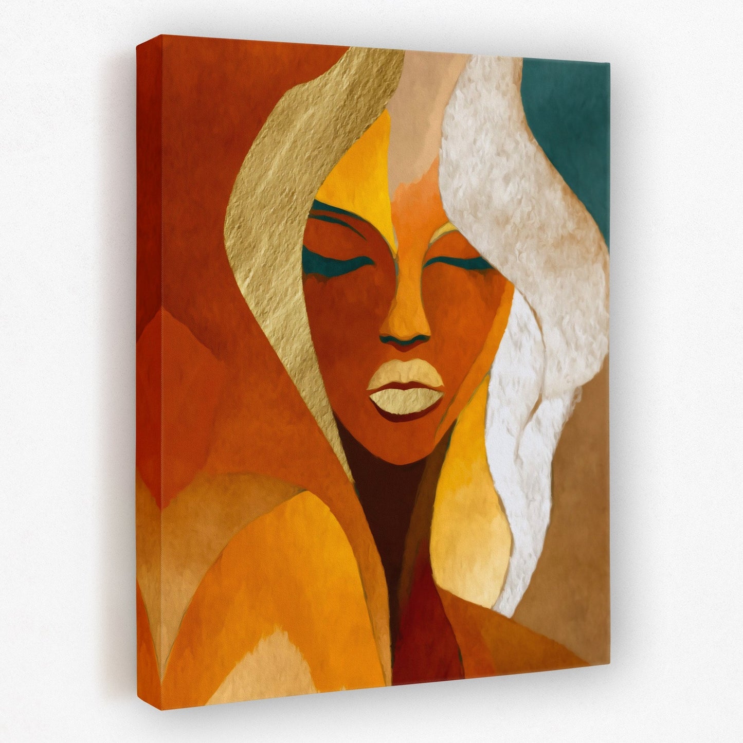 Woman in Copper - Luxury Wall Art