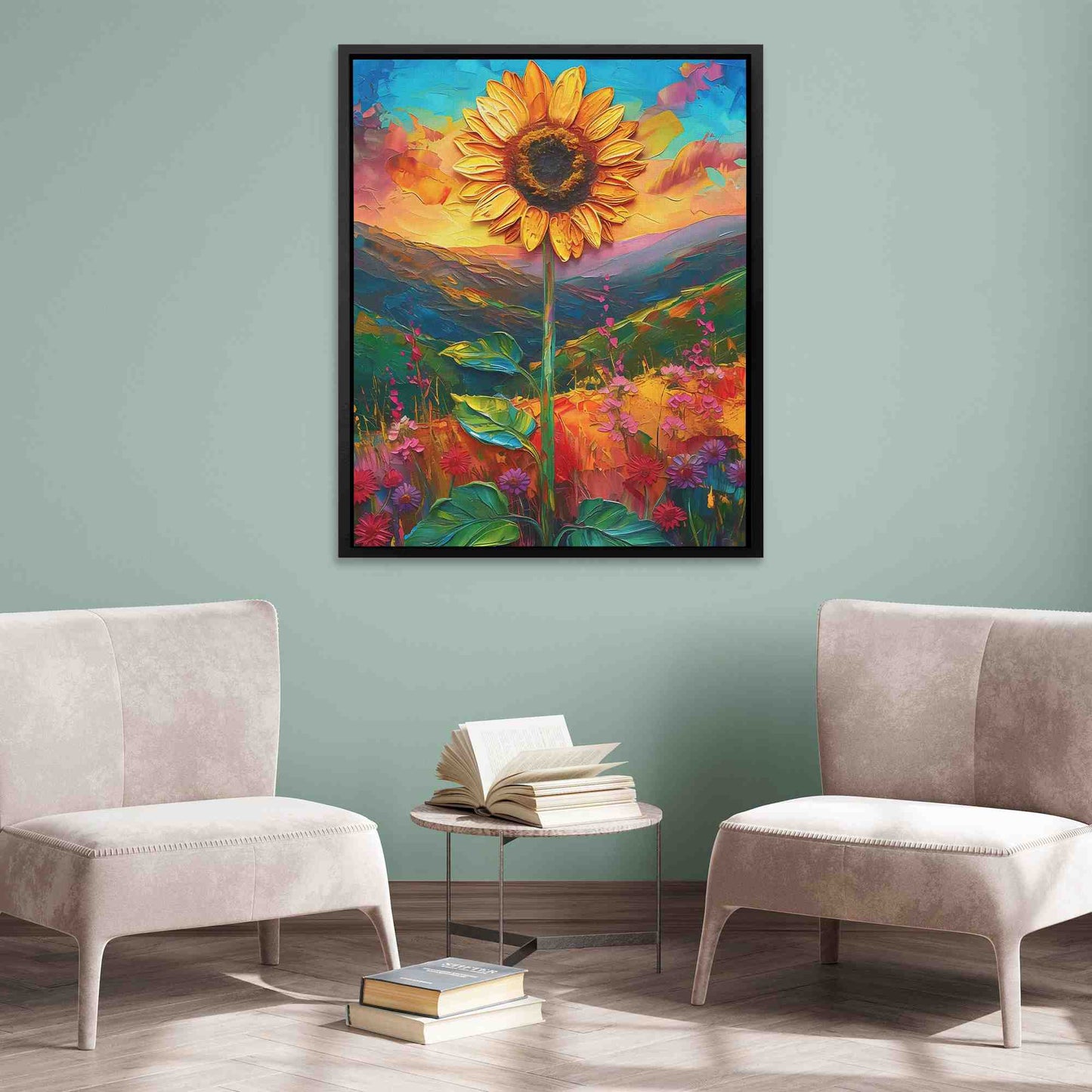 Yellow Sunflower - Luxury Wall Art