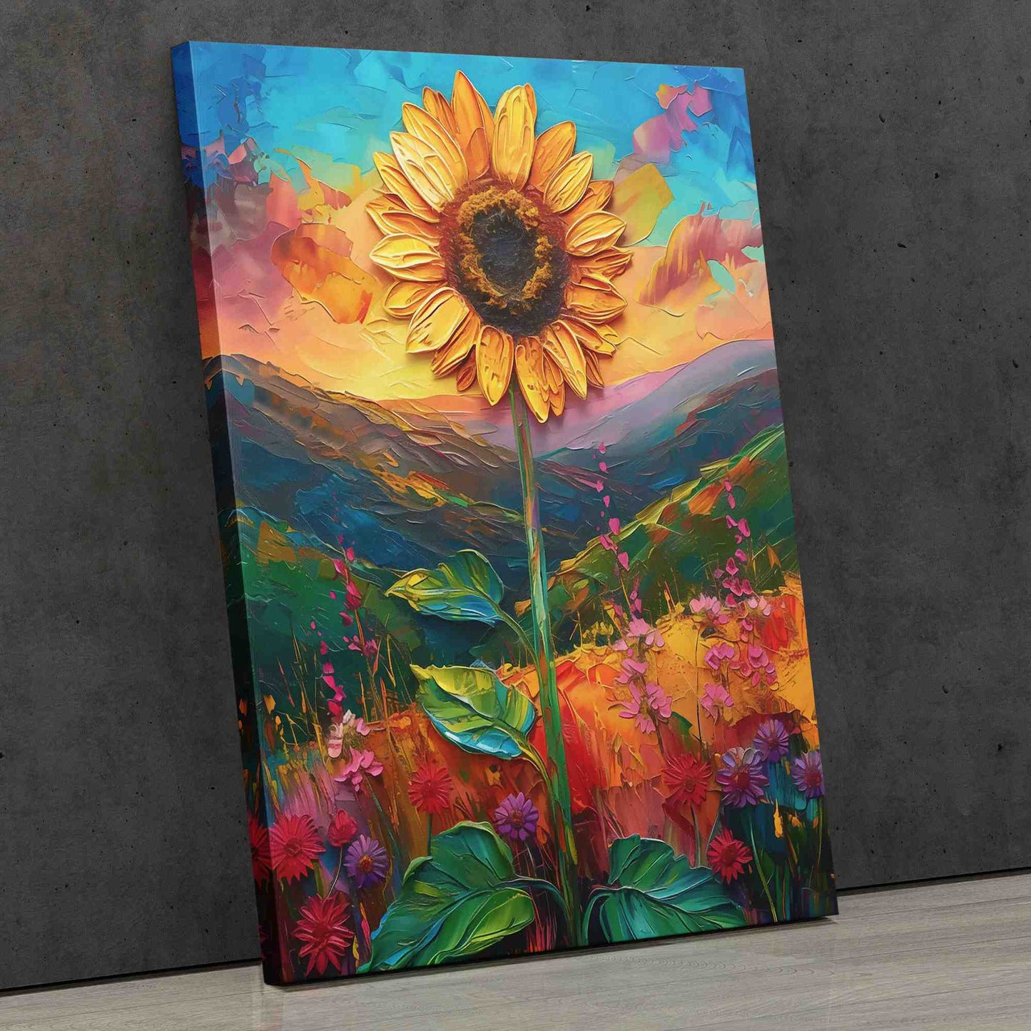 Yellow Sunflower - Luxury Wall Art