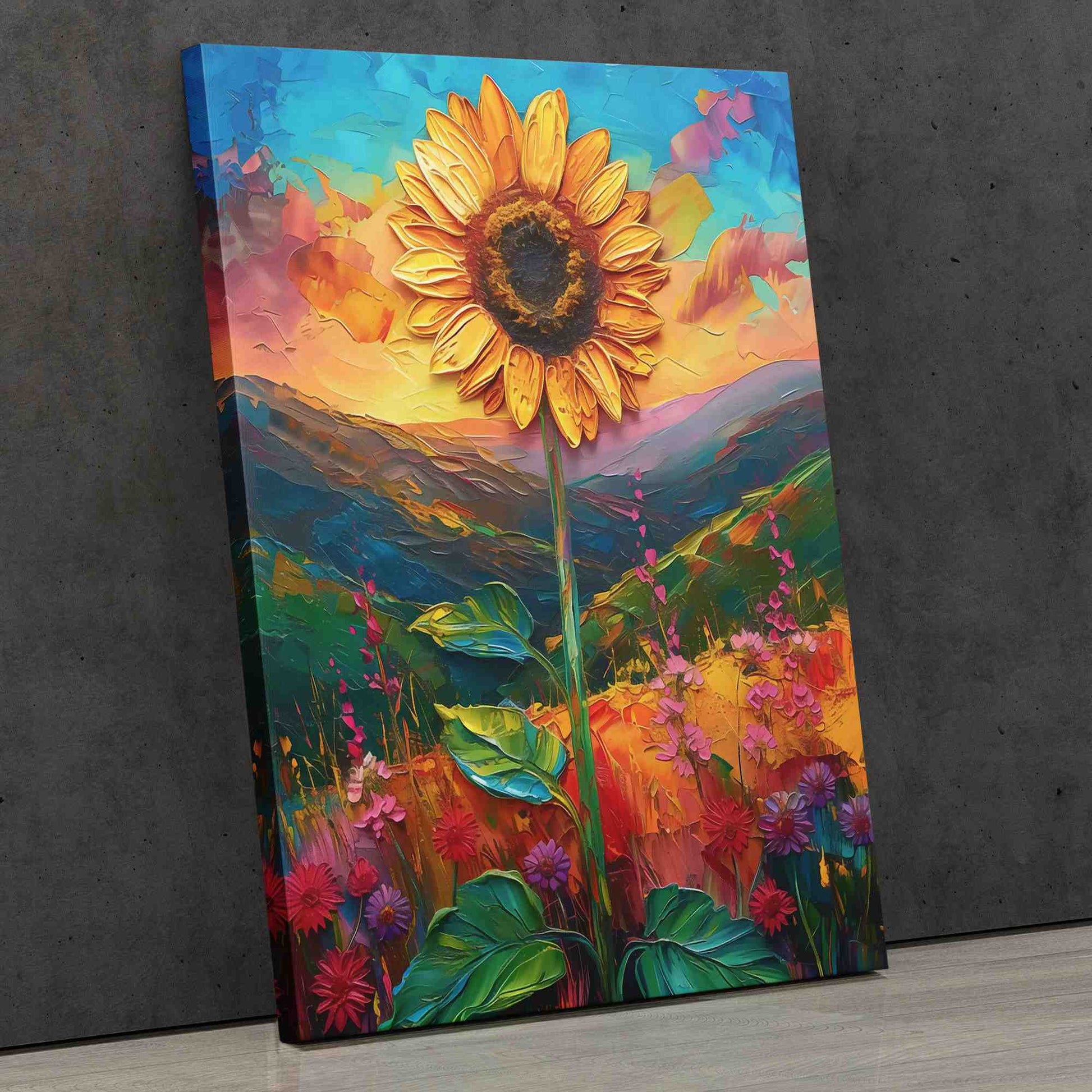 Yellow Sunflower - Luxury Wall Art