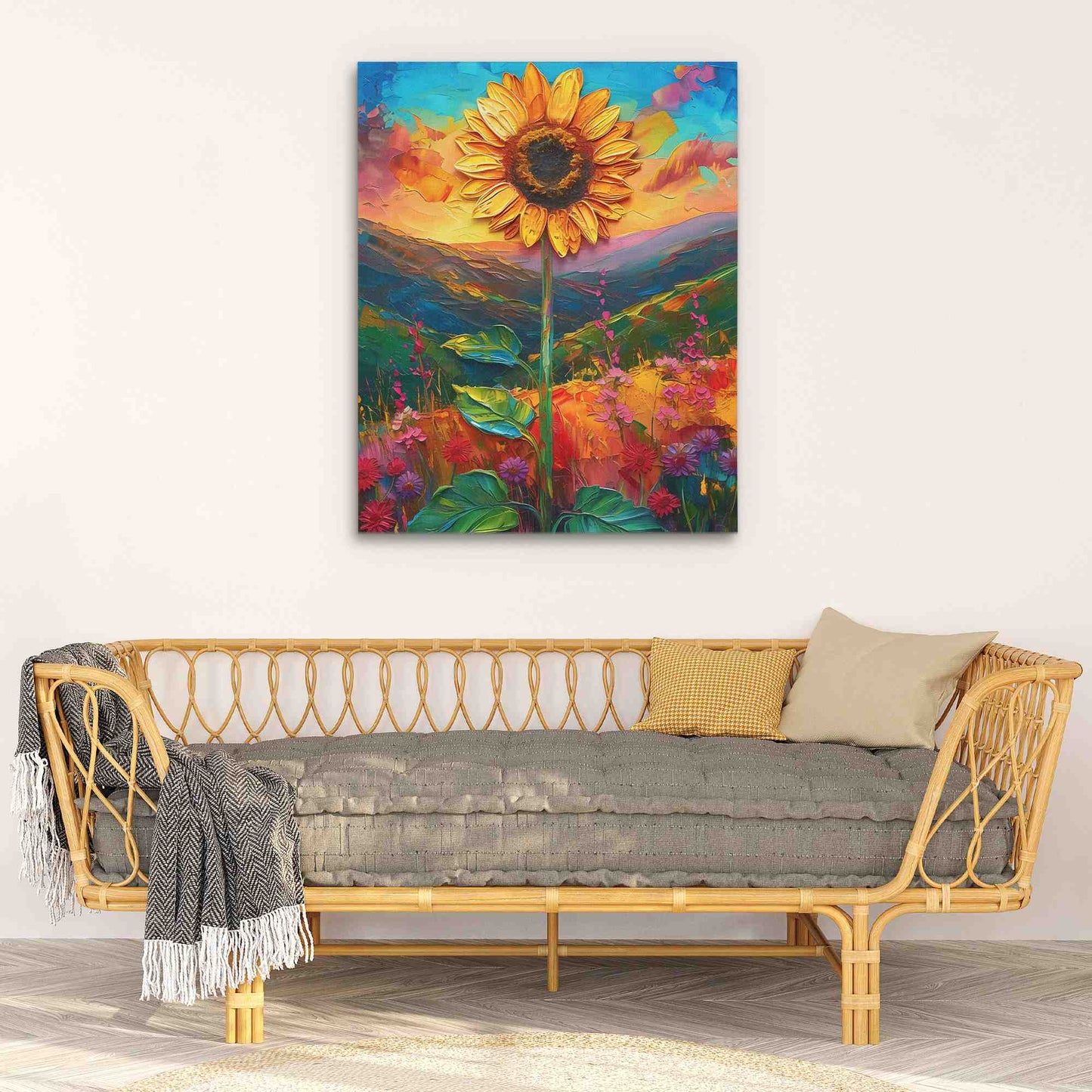 Yellow Sunflower - Luxury Wall Art