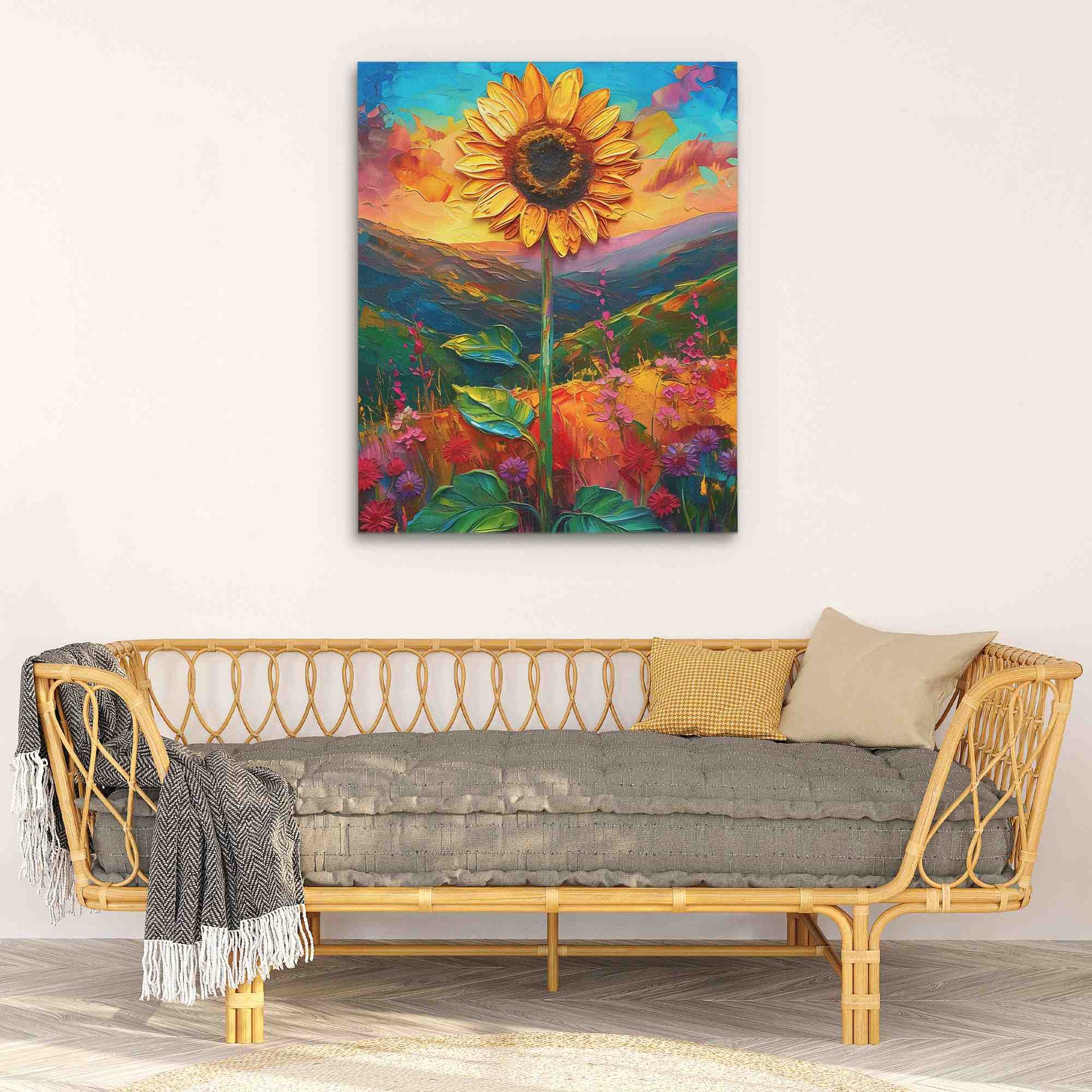 Yellow Sunflower - Luxury Wall Art