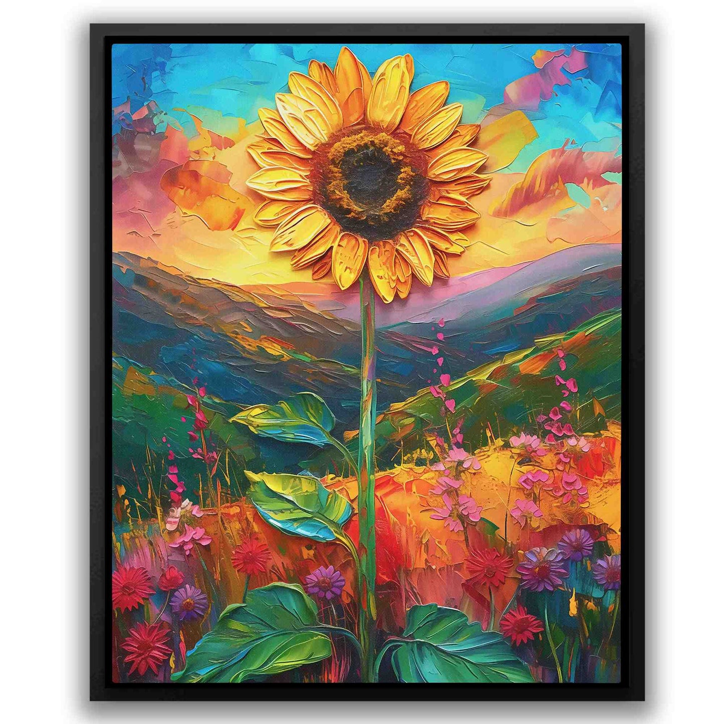 Yellow Sunflower - Luxury Wall Art
