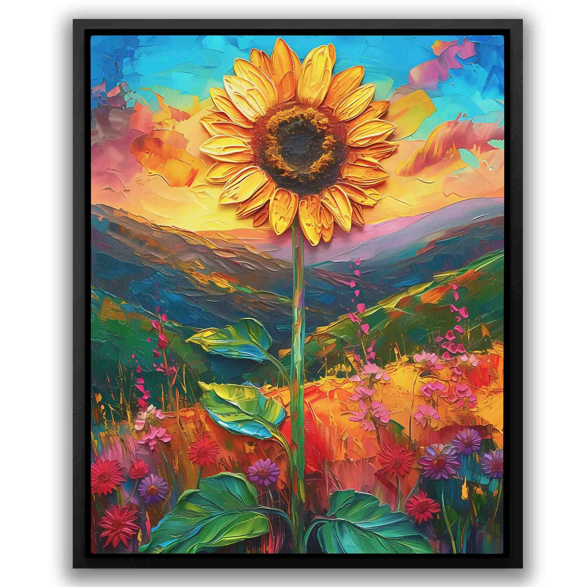 Yellow Sunflower - Luxury Wall Art