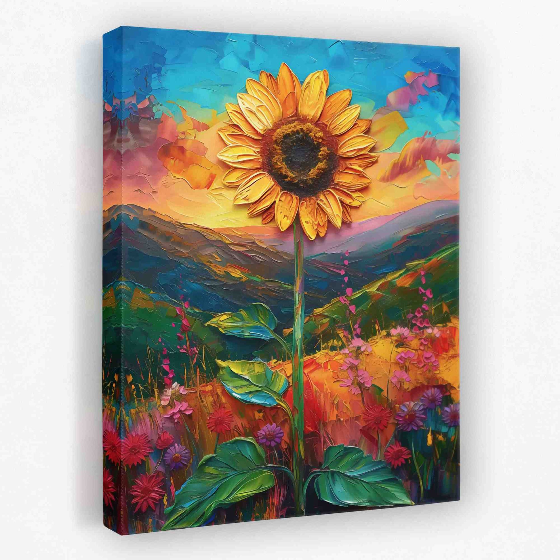 Yellow Sunflower - Luxury Wall Art