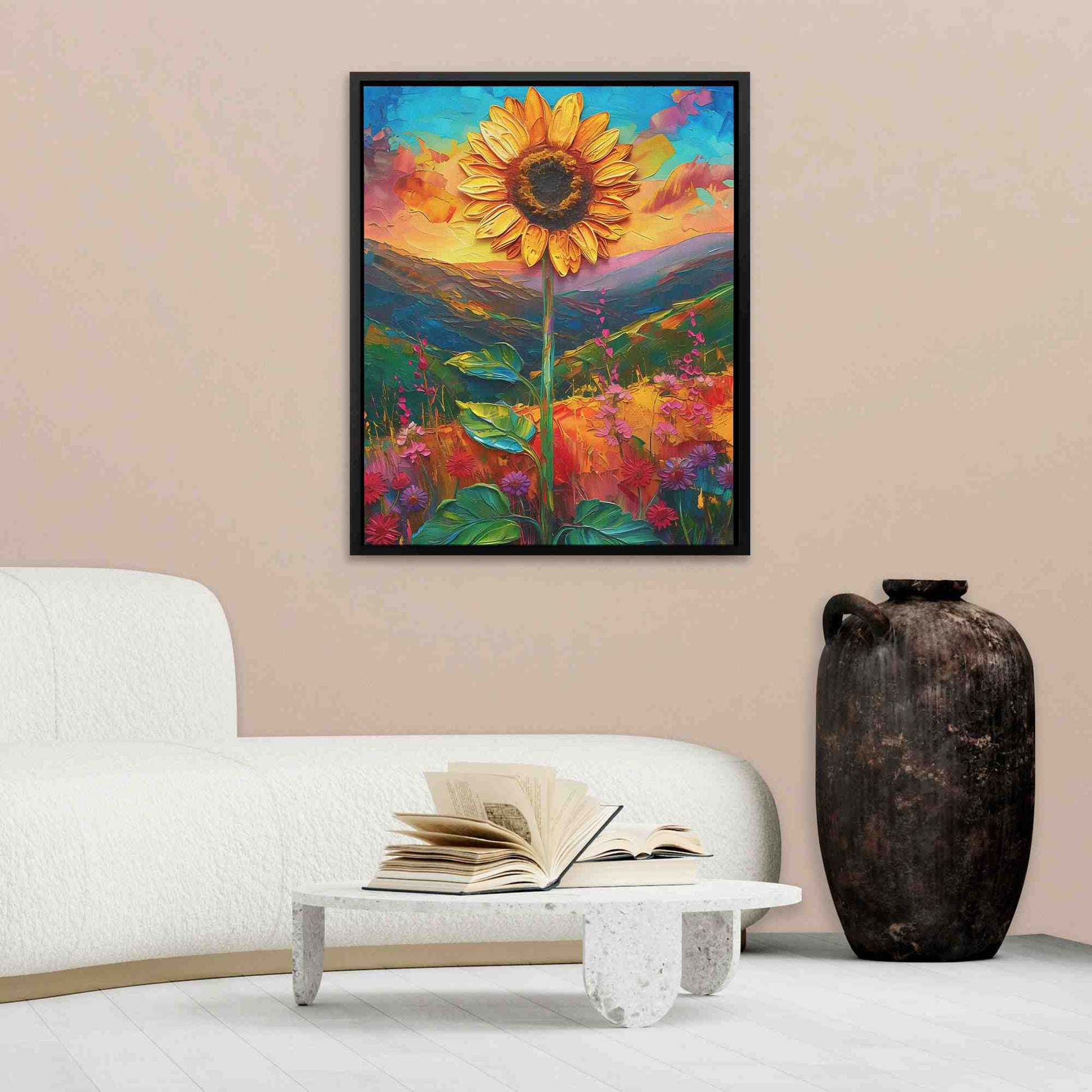 Yellow Sunflower - Luxury Wall Art