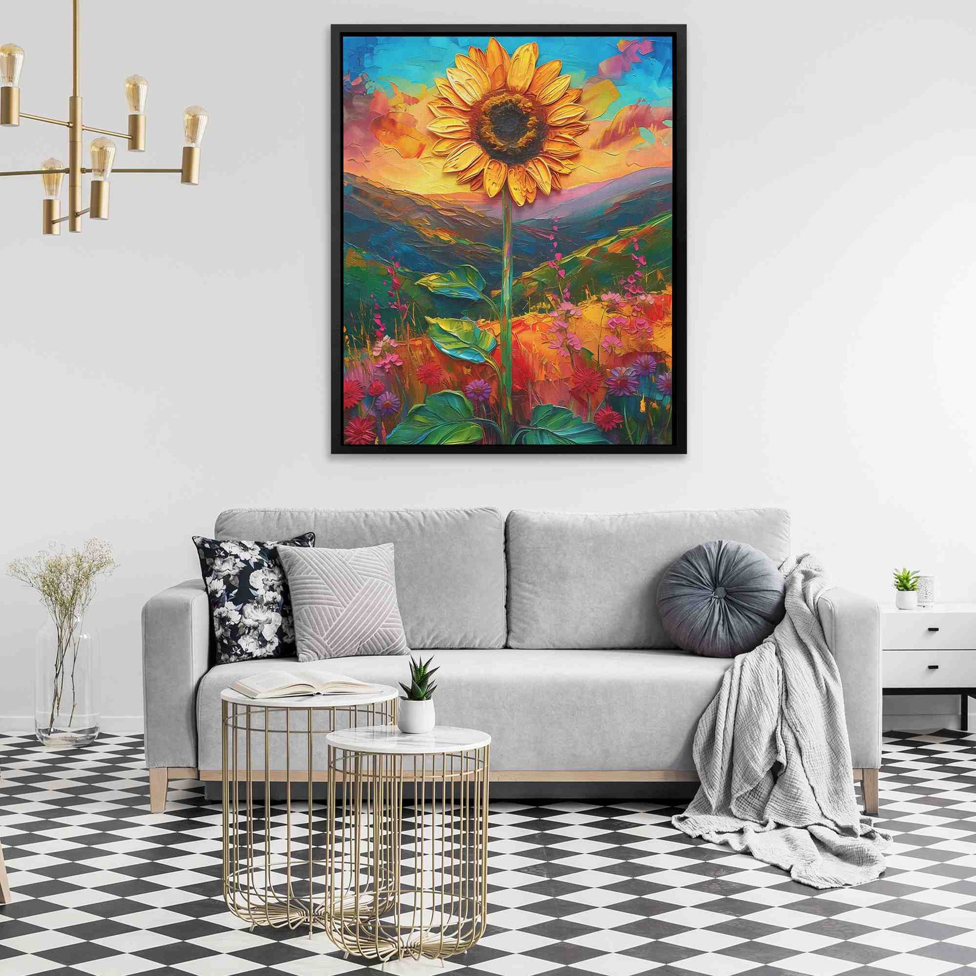Yellow Sunflower - Luxury Wall Art