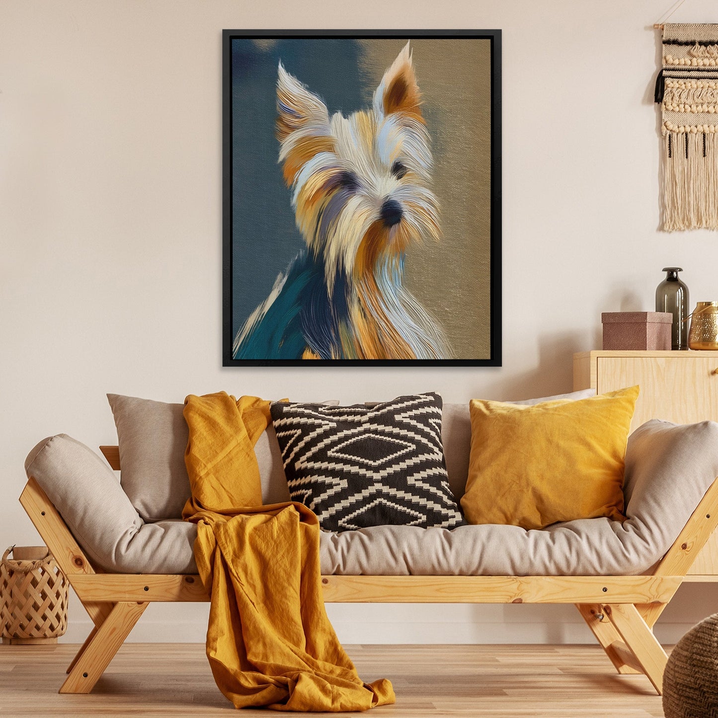 Yorkie Wind Dance - Luxury Wall Art