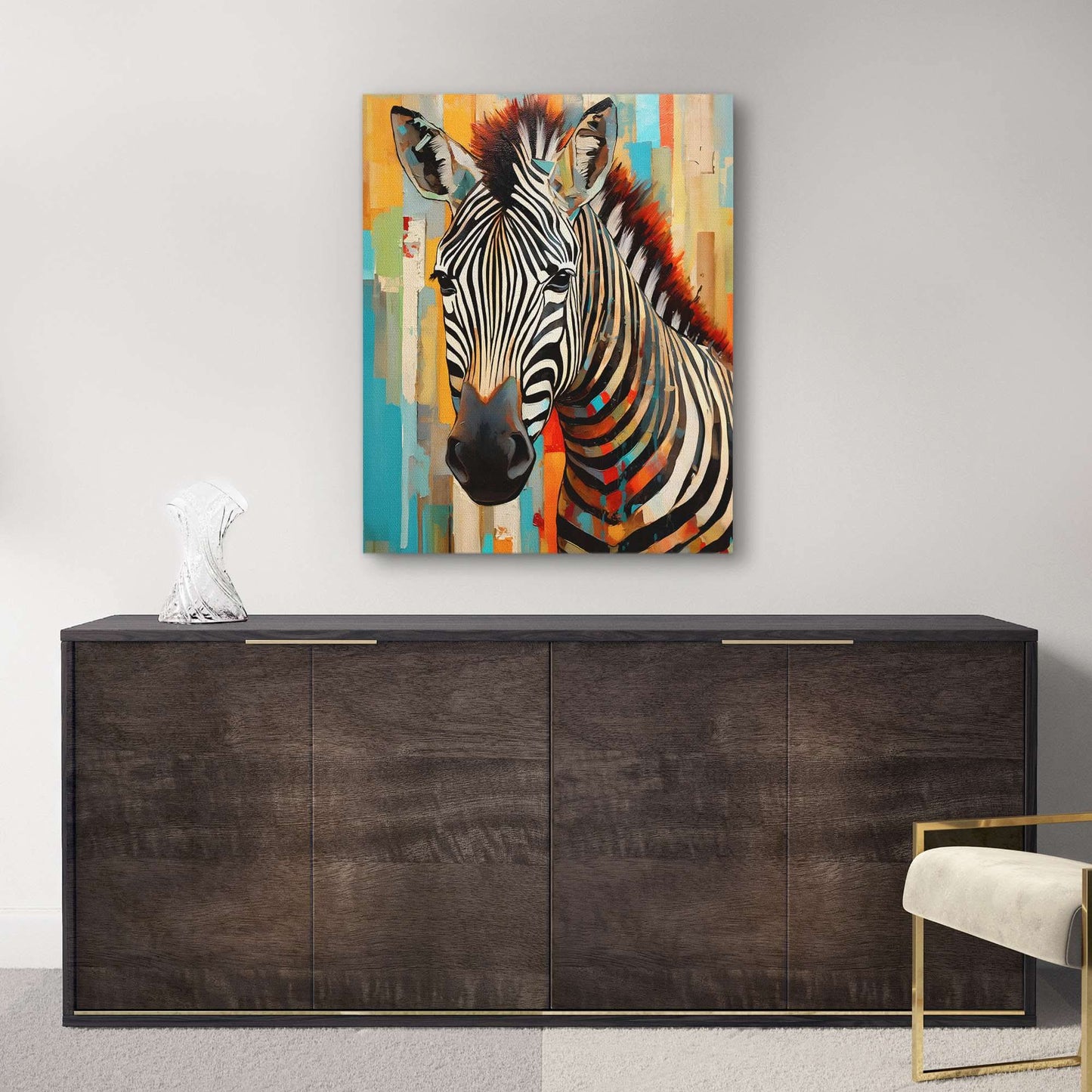 Zebra's Illusion - Luxury Wall Art