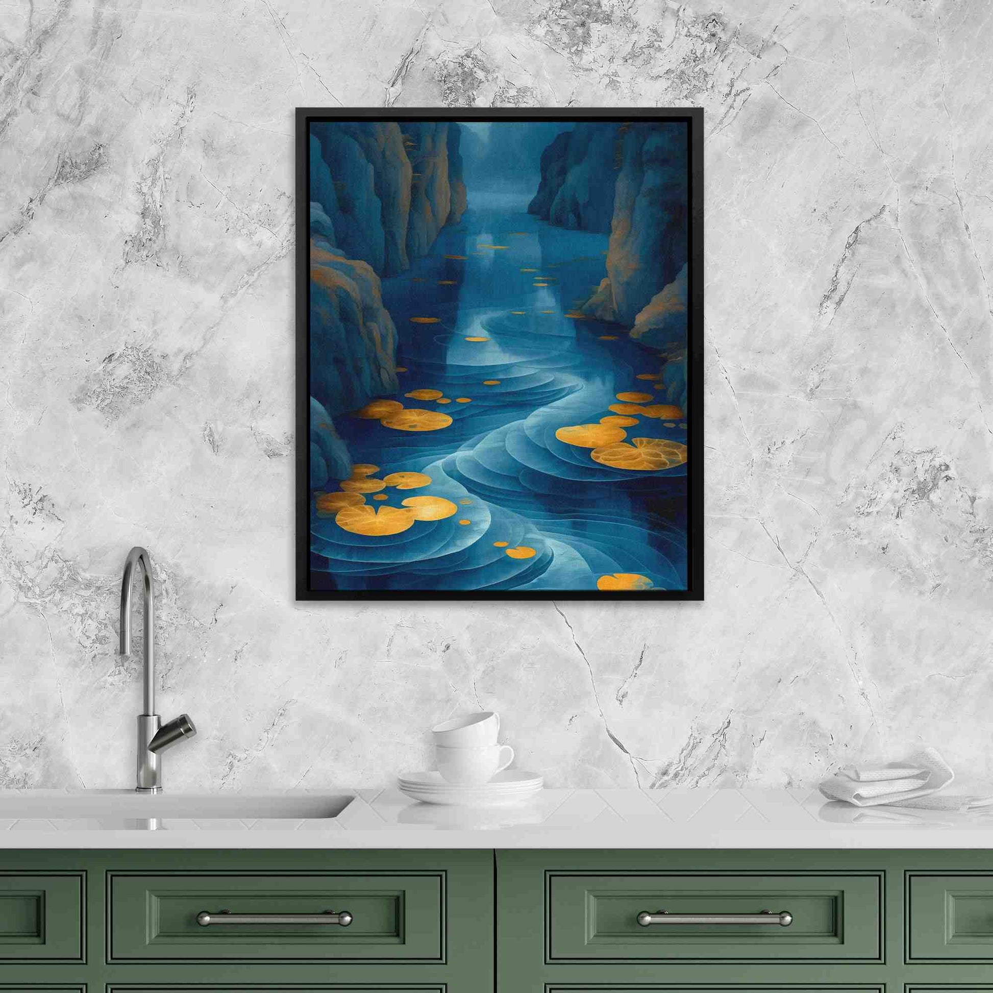 Zen River - Luxury Wall Art